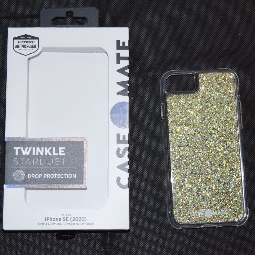 case-mate Twinkle Stardust Glitter Gold iPhone Case